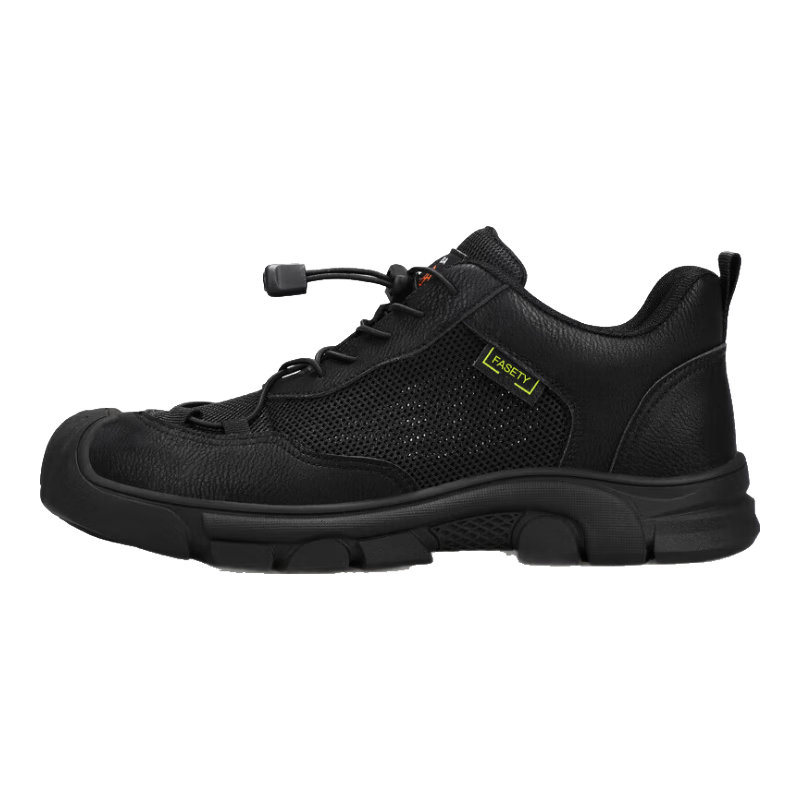 Jingtu Safety Shoes for Men, Summer Breathable Steel Toe Cap Puncture-Resistant Wear-Resistant Anti-Collision Work Boots 0216BK Size 45