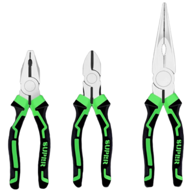 Huangxiaochao Pliers, Industrial-Grade Diagonal Cutting Pliers, 6-Inch Multifunctional Wire Cutters, Stripping Pliers, Wire Cutters, Electrician's Pliers, Household Use