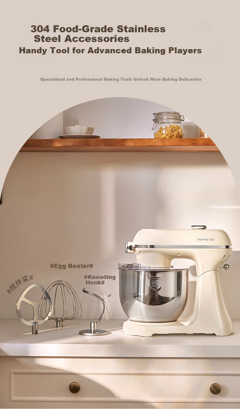 Joyoung Kitchen Machine, Home Use Quiet Dough Mixer, Kneading Machine, 7L Large Capacity, Top-Loading Touch Control, Fully Automatic Multifunctional Food Processor M70-MC996 6