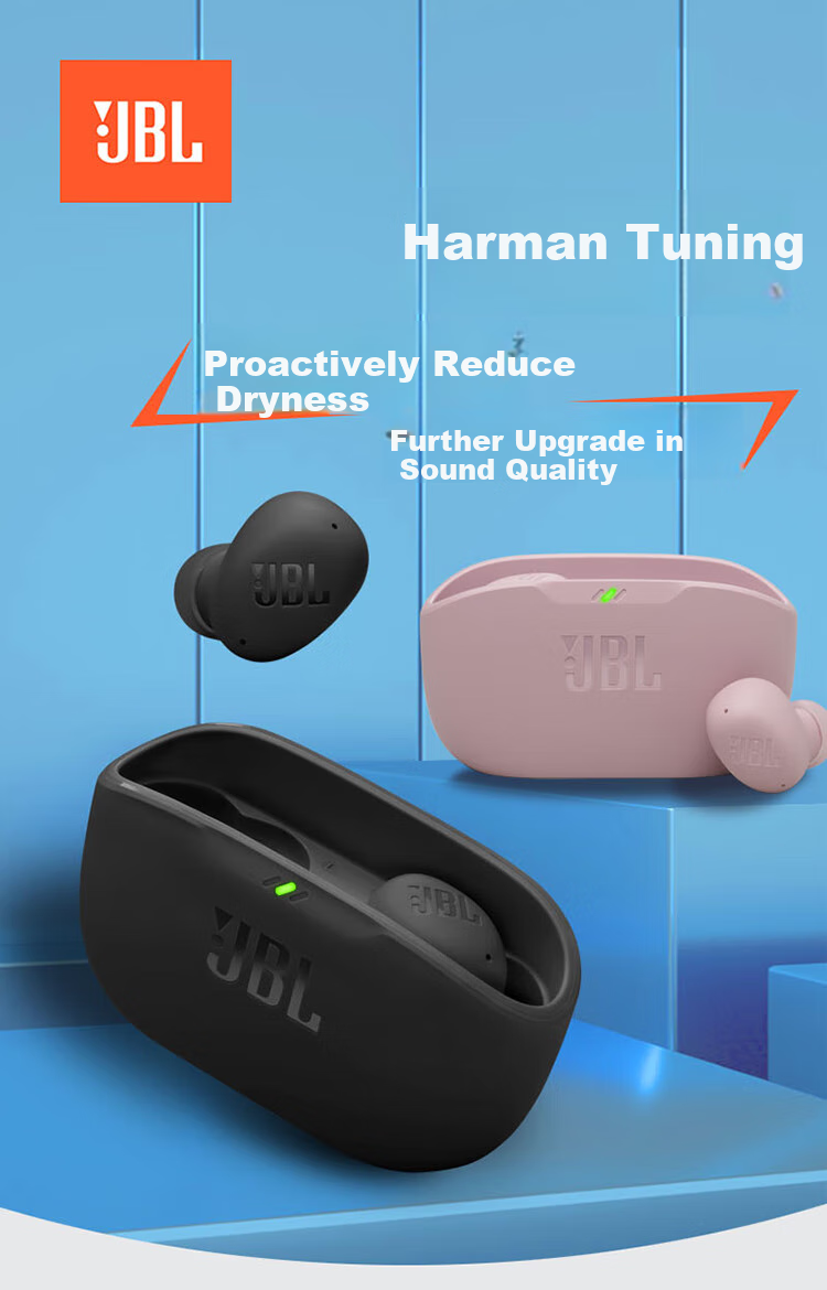 JBL WAVE BUDS 2 True Wireless Bluetooth Earphones, Active Noise Cancellation In-Ear Headphones for Calls And Music, Compatible with Apple, Huawei, Xiaomi Phones, White 2