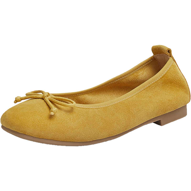 TEENMIX Hou Minghao Recommended Rainbow Soft Candy Soft-Soled Low-Cut Flats, Ballet Mary Jane Shoes for Women, New Style Flat Shoes