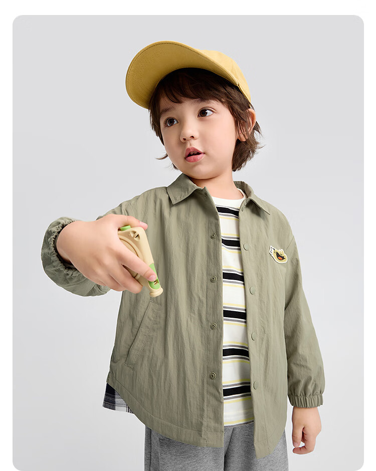BALABALA Children's Clothing, Baby Outerwear, Boys And Girls Clothes, New Autumn Thin Shirt, Cute Casual Style, 208325105209 10