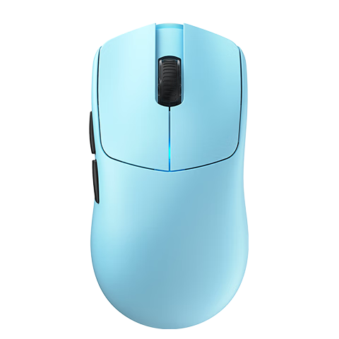 MACHENIKE L9X1 Advanced Lightweight Wireless Mouse Gaming Esports Office Wired/2.4G/Bluetooth Tri-Mode PAW3311 1K Report Rate 53g Holeless Lightweight Blue