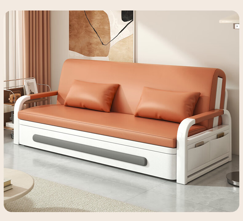 Yamile Foldable Sofa Bed 2-in-1 2025 New Model Pull-Out Foldable Multifunctional Small Apartment Single Sofa Bed 1