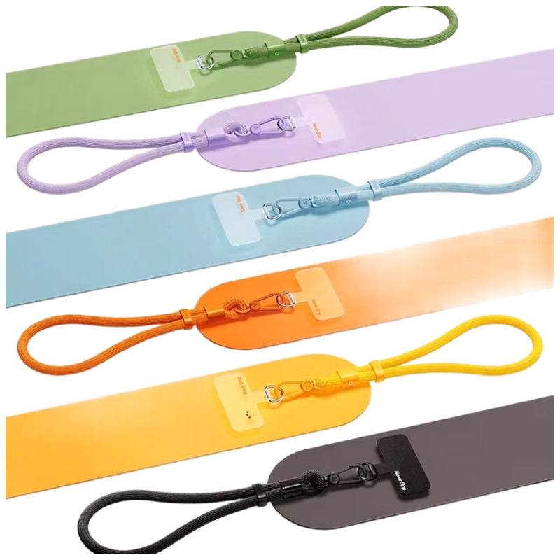 Torras Adjustable 2025 New Phone Lanyard High-End Braided Wrist Strap Anti-Theft Hand Strap Drop-Proof Compatible with iPhone/Xiaomi/Huawei Versatile Vibrant Orange