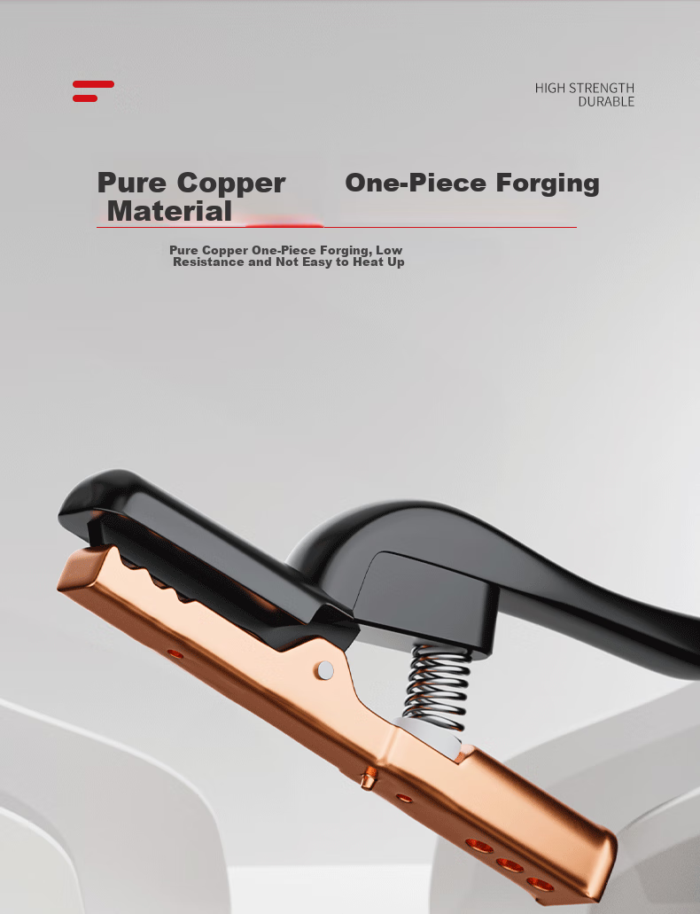 DELIXI Welding Clamp, Industrial-Grade Anti-Scalding Welding Clamp, Argon Arc Welding Gun Accessories, Copper Welding Clamp 3