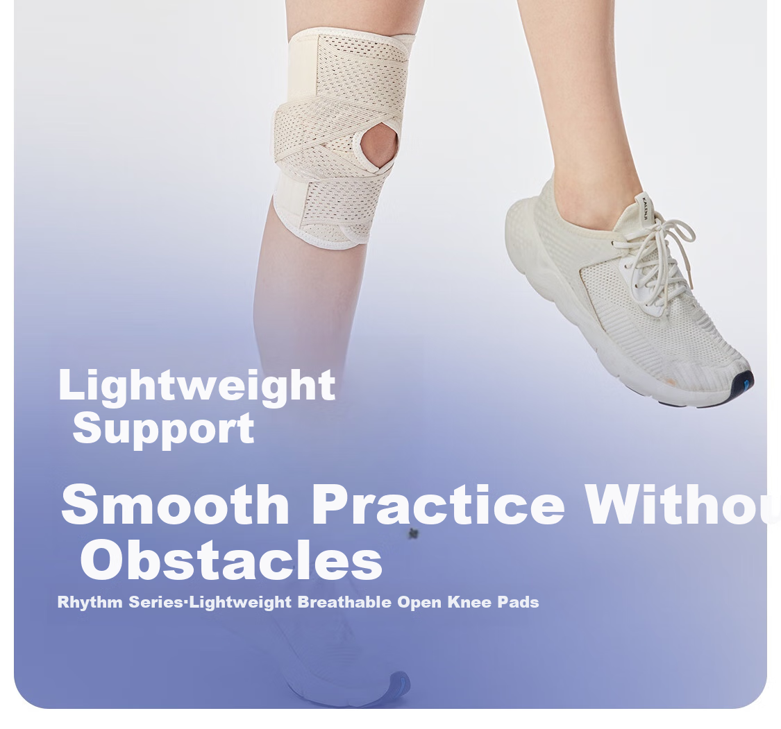 Keep Open Knee Brace for Sports And Running, Patella Protection Strap, Meniscus Knee Guard, K-Rox Classic Black, Size L 4
