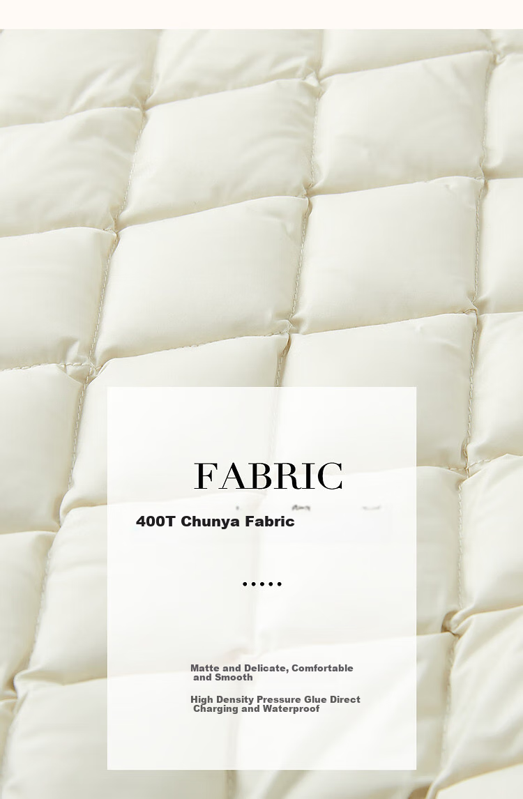 Dme [Qianjin Madeline] Winter Chanel-Style Lightweight Cloud 90% Duck Down Coarse Tweed Filling Puffer Jacket for Wome 4