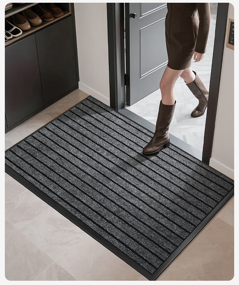 Huaxu Entrance Door Mat Home Floor Mat Hotel Welcome Absorbent Non-Slip Large Customizable Doormat 20