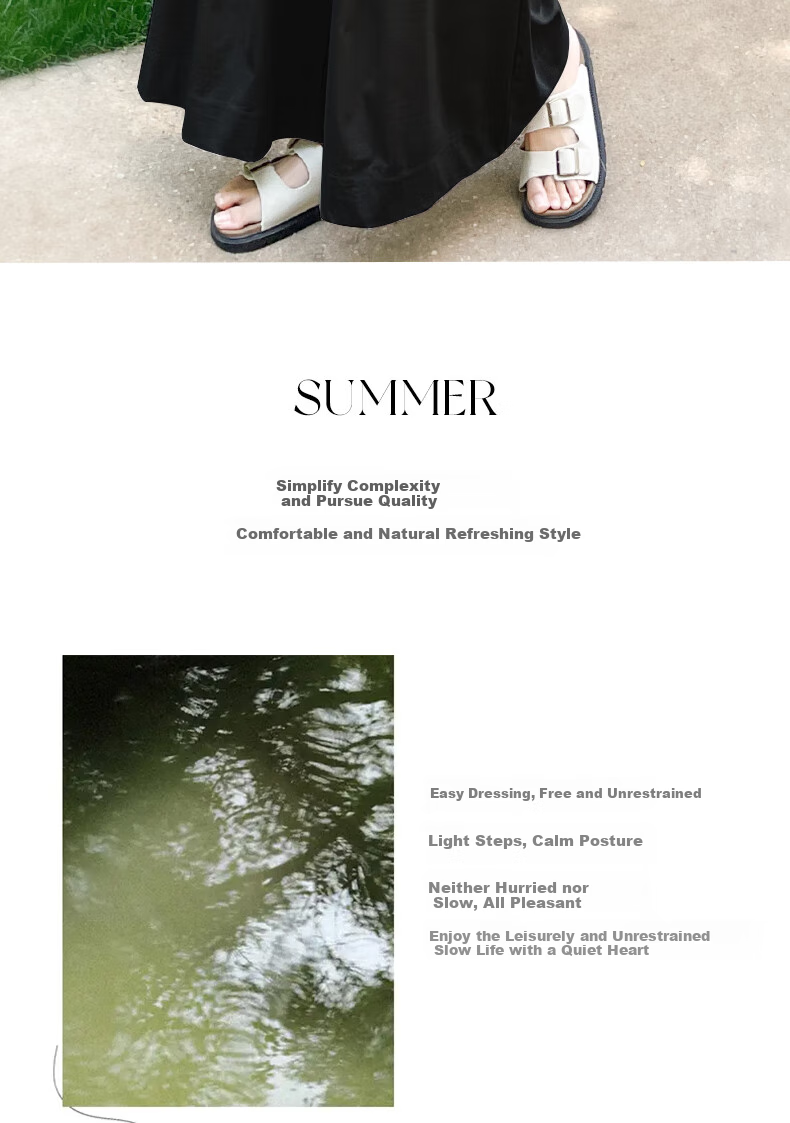 LangSha High-Waisted Casual Skirt Pants, Summer Lightweight Straight-Leg Draping Slimming Wide-Leg Pants, Flowing A-Line Skirt Casual Trousers for Wome 2