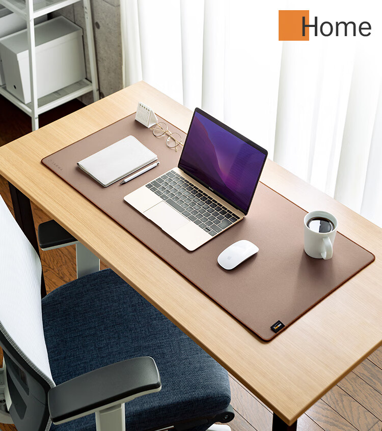 Sanye Large Desk Mat Mouse Pad Cordura Material Water-Resistant Wear-Resistant Non-Slip Base Gaming Office Brown 6