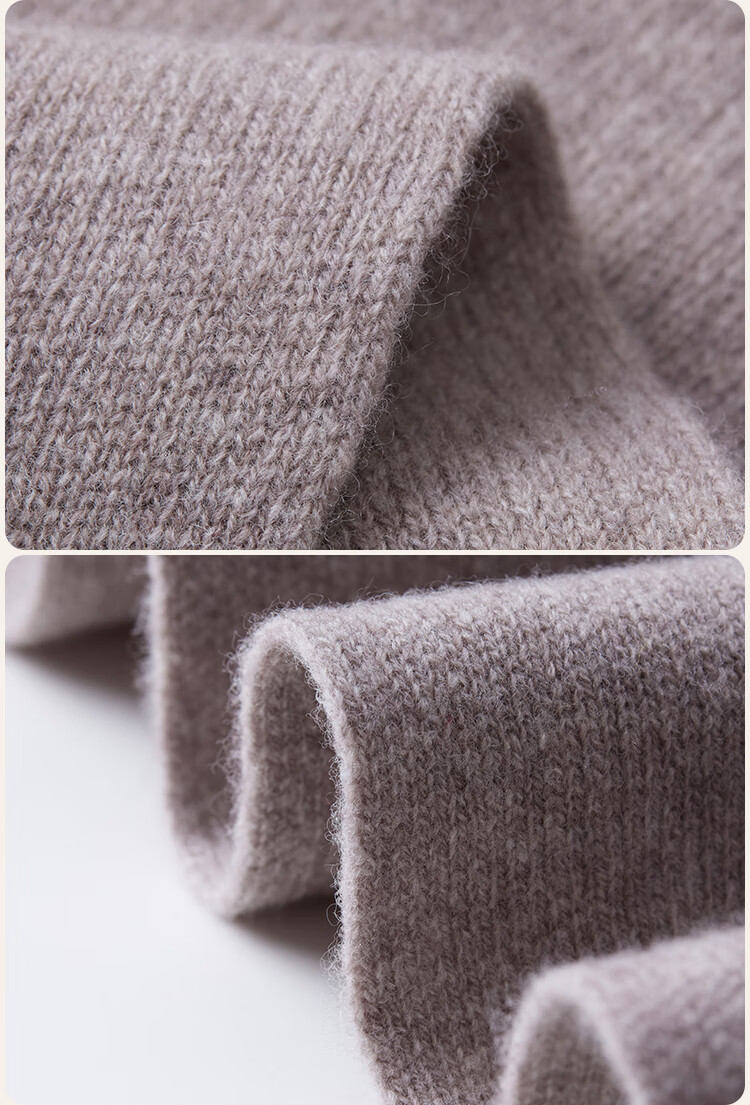 JIUMU Pure Wool Interwoven Small Scarf Women's Autumn Winter Warm Neck Warmer Lightweight Short Scarf for Girls 15