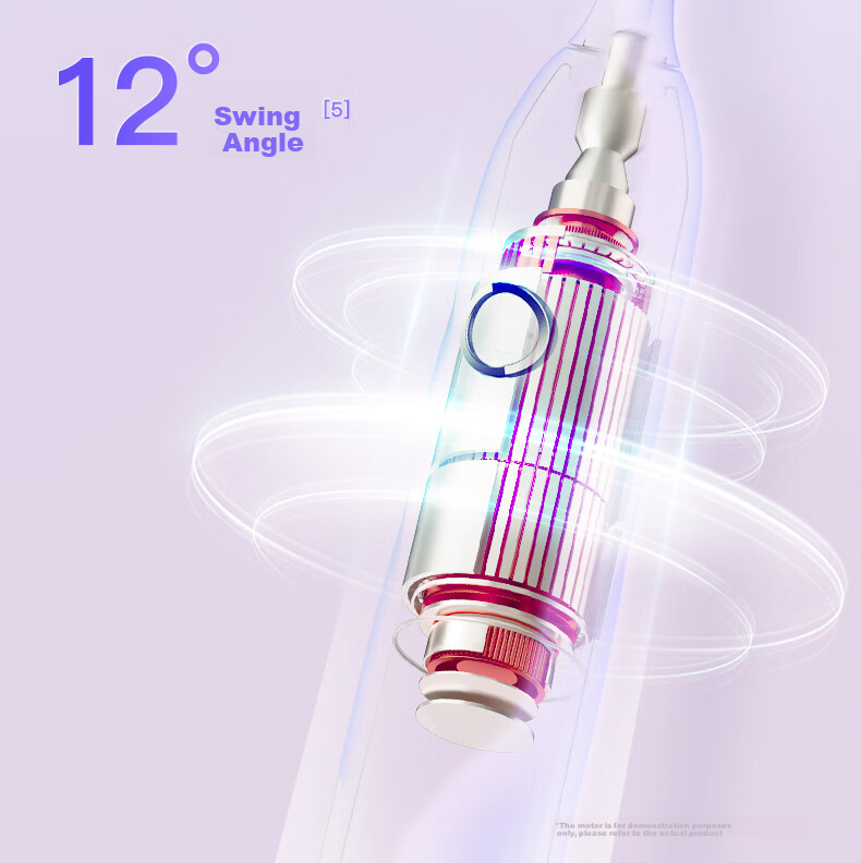 Shuke Electric Toothbrush T2 Xiaomi White, Smart Zone Change, 5 Modes, for Adults And Students, Gift for Boyfriend Girlfriend, Birthday Present, Oral Cleaning, Adult Gum Care Toothbrush 6