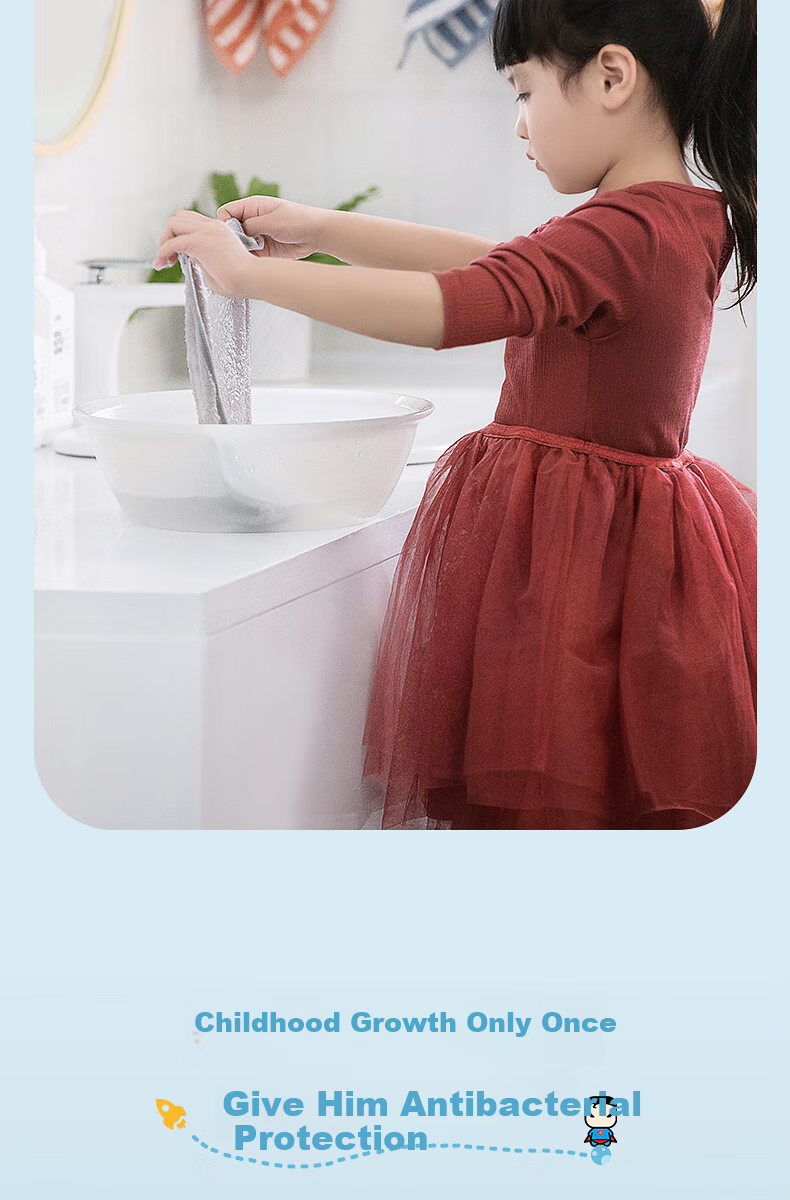 CHAHUA Plastic Basin, Size S, Antibacterial Silver Ion Baby Washbasin, Underwear Washing Basin, Square Basin, PP Material, Anti-Mold 2