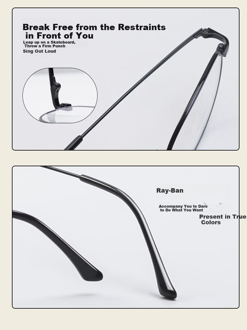 Gameking Blue Light Blocking And Radiation Protection Glasses for Men And Women, Titanium Frame Non-Prescription Protective Eyewear for Myopia, Can Be Fitted with Prescription Lenses, Model 1505 Black 9