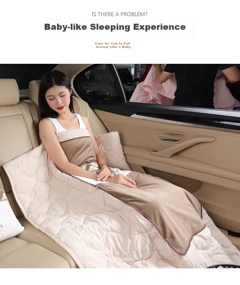 BIMLL B Car Seat Cushion Pillow, Waist Support Cushion, Multifunctional Foldable Dual-Use High-Quality Two-In Car Seat And Office Nap Pillow for All Seasons 5