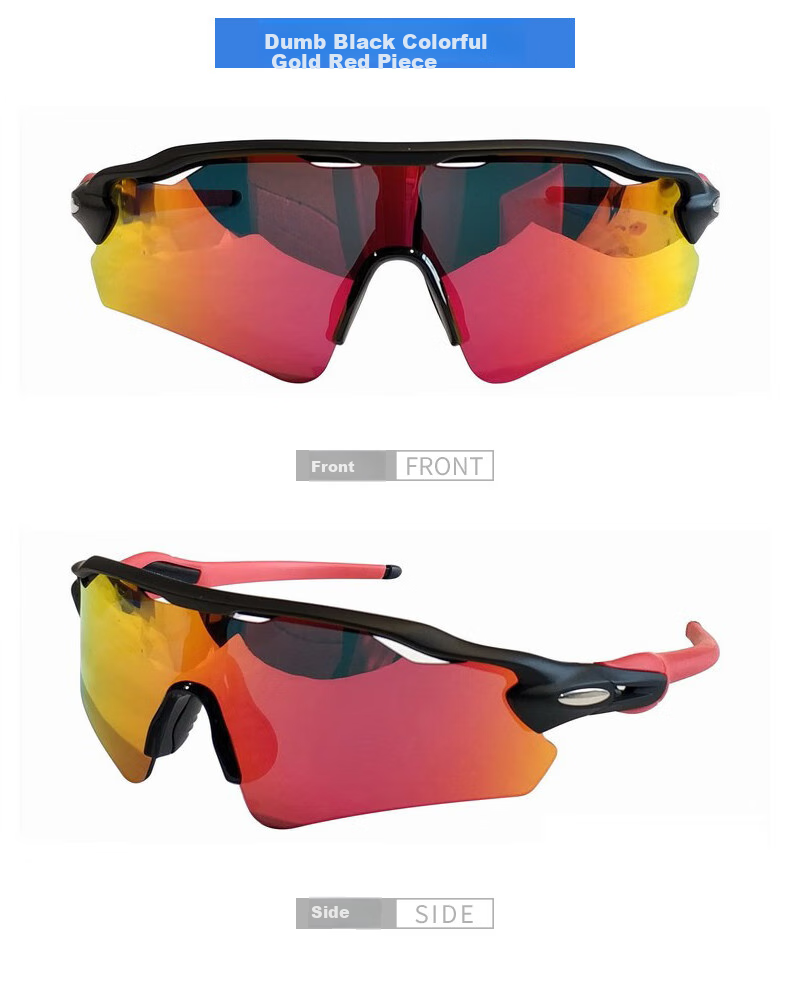 DRATRA Cycling Glasses for Men, Polarized Photochromic Mountain Bike Outdoor Running Anti-Fog Windproof Sand-Proof Goggles, Father's Day Gift 6