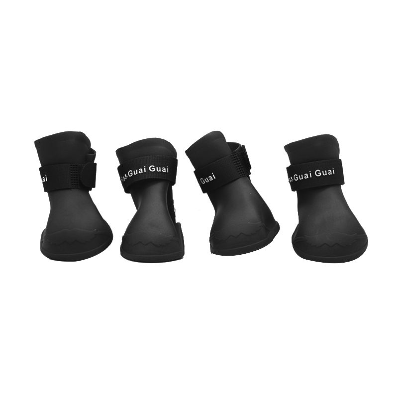 FOOTOPPO Pet Silicone Rain Boots Waterproof Non-Slip Dog Shoes Dirt-Resistant Puppy Boot Covers