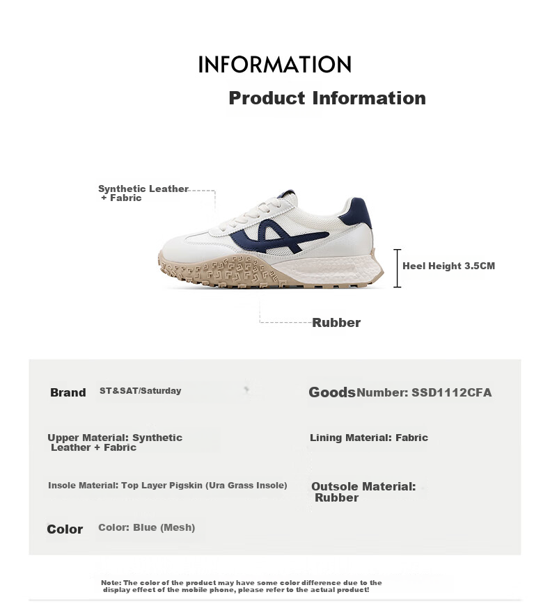 St&Sat Thick-Soled Forrest Gump Shoes, 2026 New Summer Retro Versatile Height-Increasing Training Shoes, Lightweight Casual Comfortable Sneakers 8