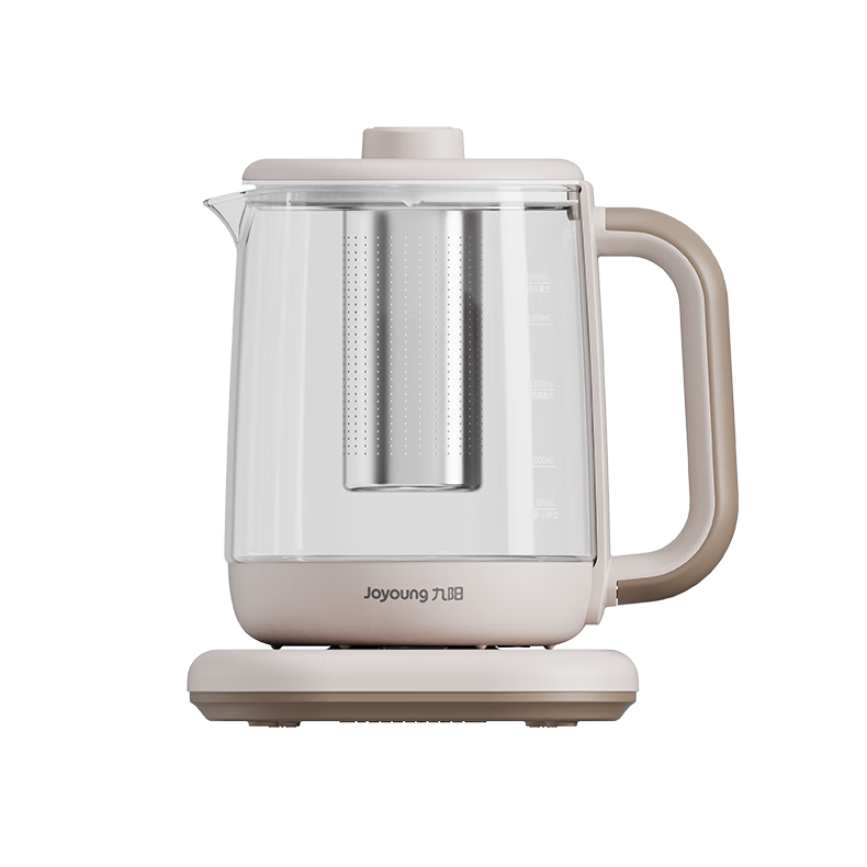 Joyoung 1.8L Large Capacity Health Pot Tea Maker, 316L Stainless Steel Tea Basket, 800W High-Power Electric Kettle, Insulated Flower Tea Pot, Water Boiler K18D-WY601(TEA)