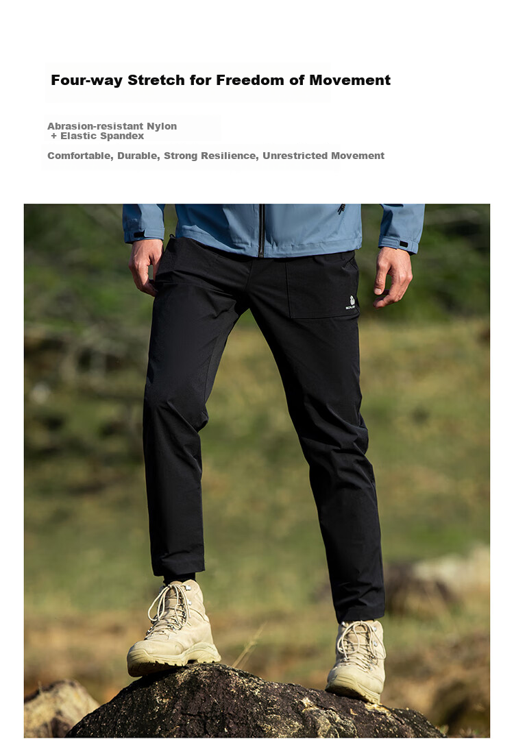 SCALER Quick-Dry Pants for Men And Women, Summer Breathable Elastic Straight-Leg Casual Sports Trousers F3514408 5