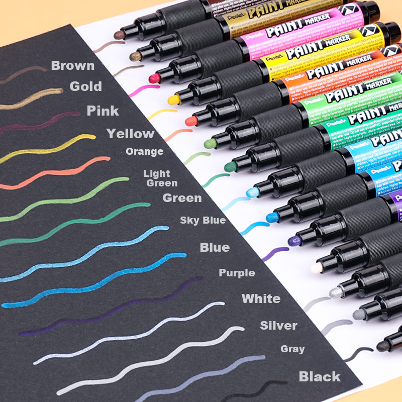 Маркер Pentel с круглым наконечником