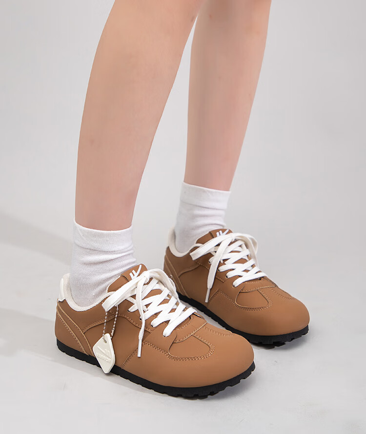 Huili Spring Women's Shoes, White Sneakers, Fashionable Versatile Dexun Shoes, Ladies' Skateboard Shoes 4395Z, Light Blue, Size 37 5