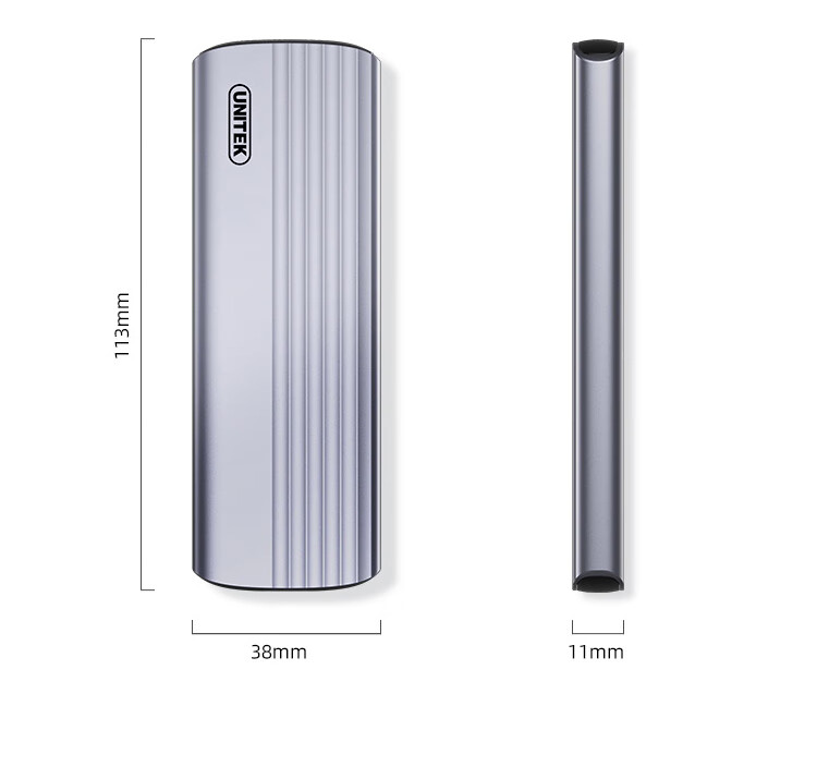 Superior M.2 NVMe SSD Enclosure Type-C 3.2 External Hard Drive Case for Laptop Tablet Mobile Phone SSD Reader 24
