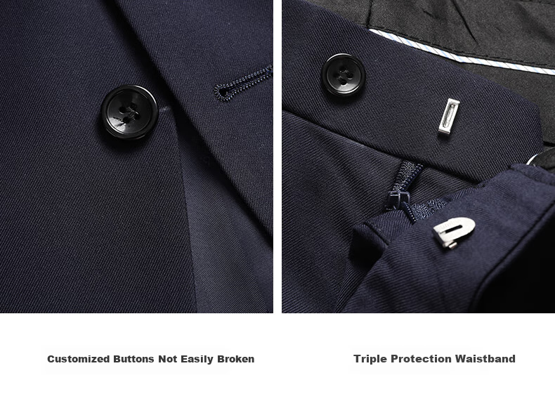 FIRS Men's Suit Set, Slim Fit Professional Formal Wear, Business Attire, Groom's Outfit, Wedding Suit, Men's Clothing 14