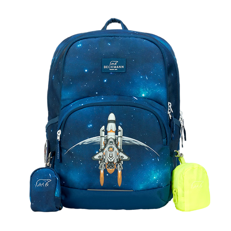 Beckmann Norwegian Primary School Student Spine-Protecting Large-Capacity Stylish Backpack for Grades 1-3, Boys And Girls, First And Third Grade Children's Backpack