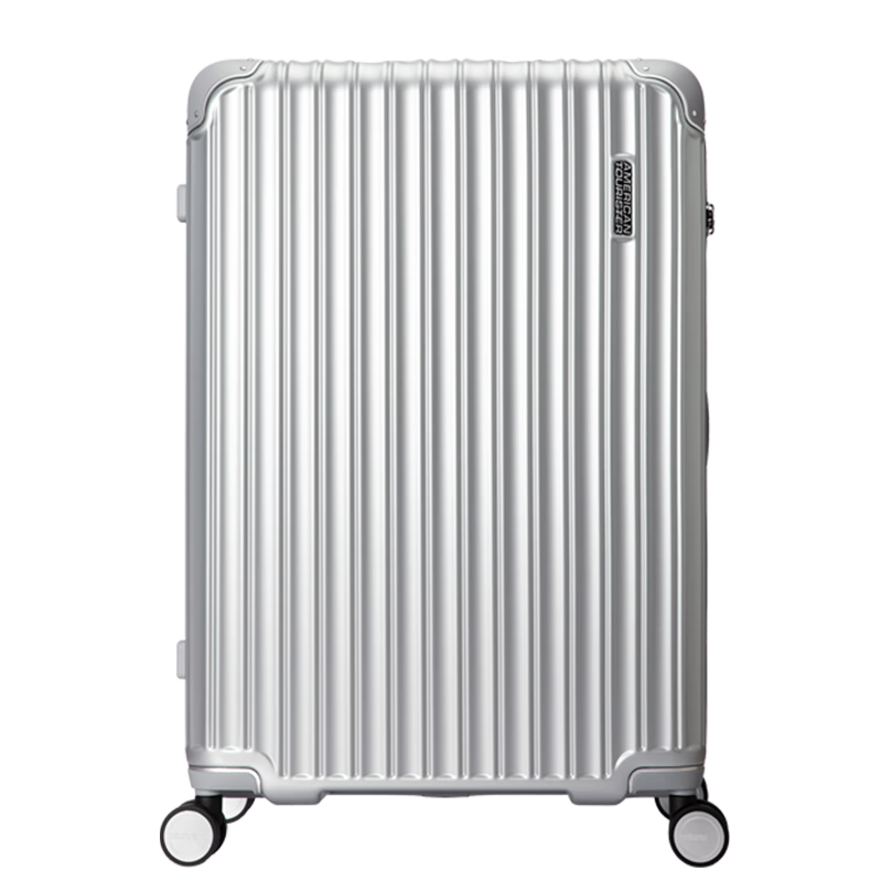 Mei Travel Luggage 28-inch Trolley Case Student Travel Suitcase Large Capacity Lightweight Durable Anti-collision Password Lock NL7 Silver