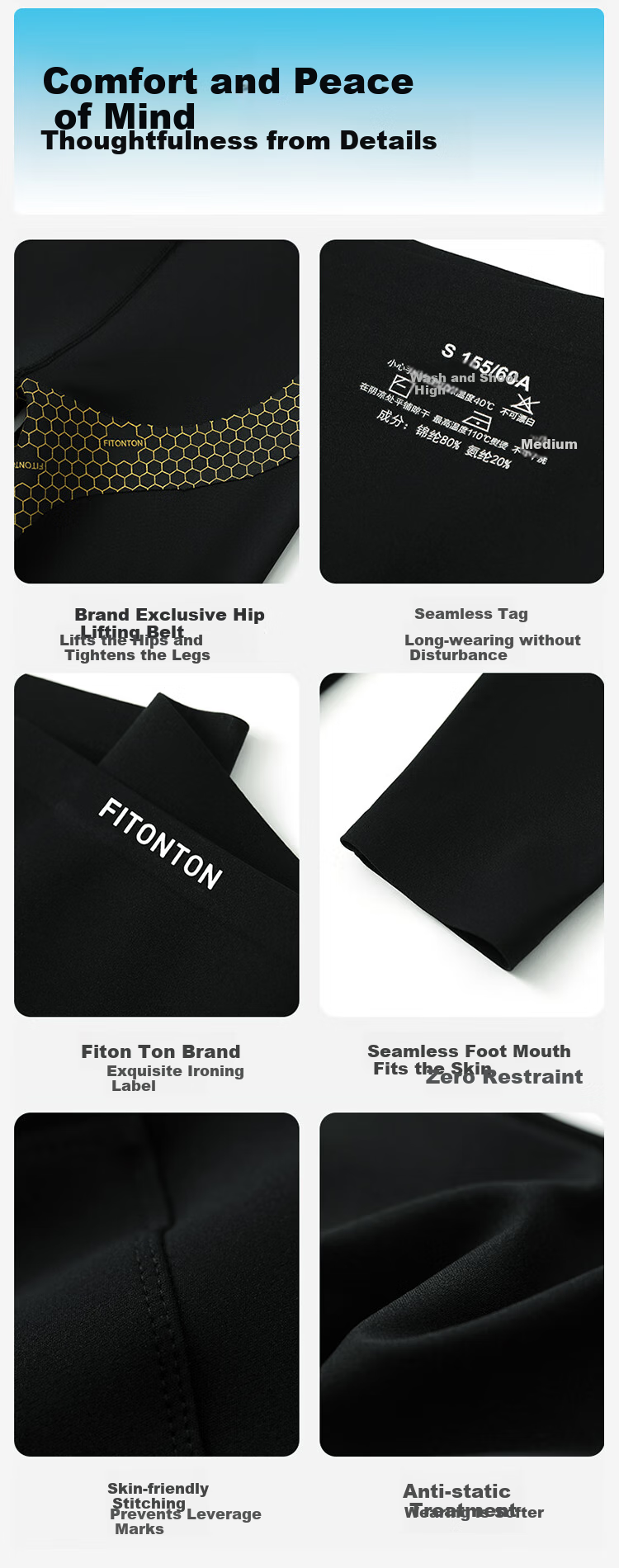 FitonTon Tummy Control Shorts for Women, Lightweight Ice Silk Butt-Lifting Shark Shorts, Cycling Shorts, Knee-Length Shorts, Yoga Leggings 15