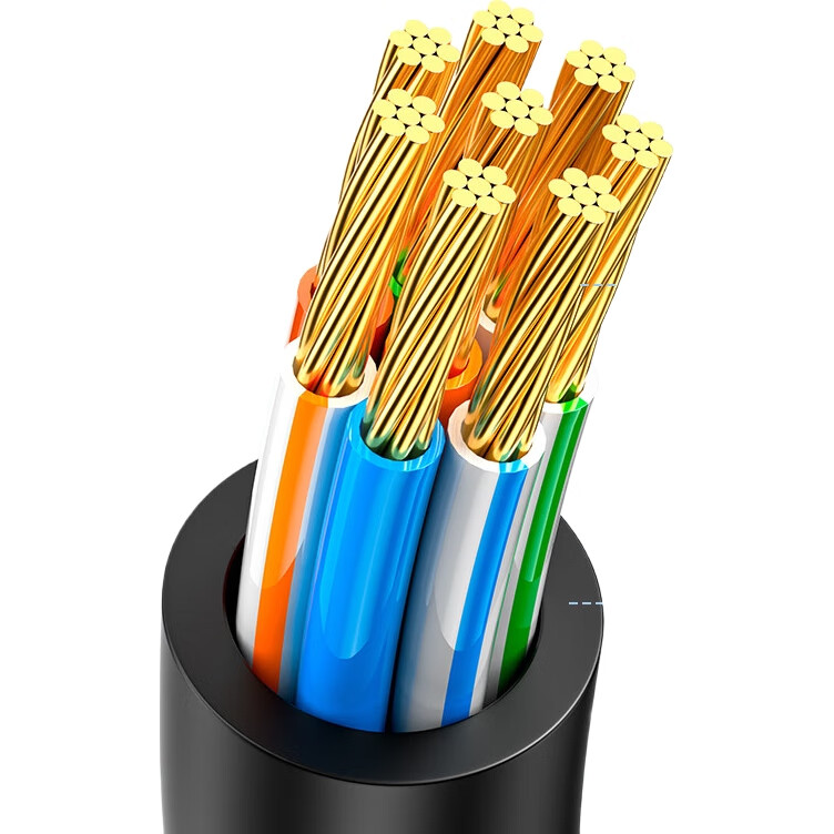 Сетевой кабель SAMZHE CAT6A Slim, чистая медь, 10 Gigabit, 1 метр, белый