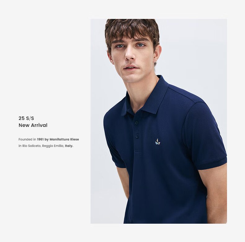Navikail Italian Small Sailboat Men's Quick-Dry Casual Short Sleeve Polo Shirt X1325525511 Dark Blue XL 21