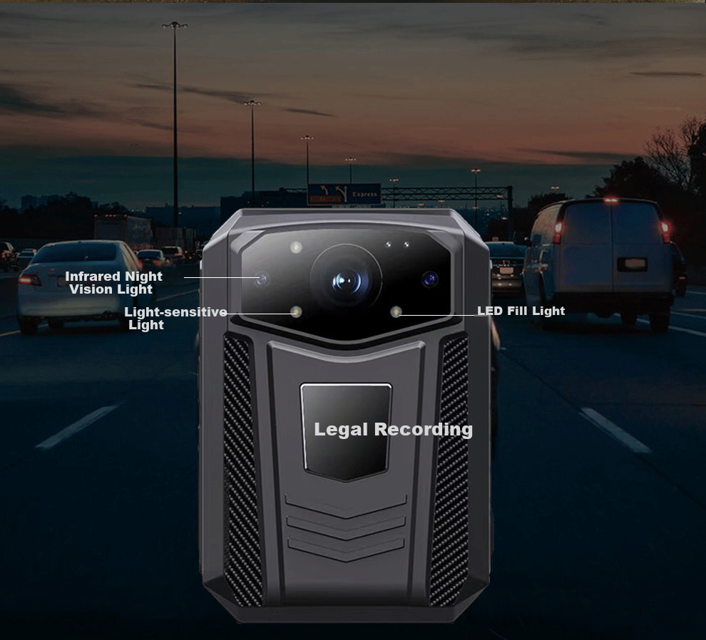 Falu Law Enforcement Body Camera, 4K High-Definition Night Vision, Chest-Mounted Work Recorder, Portable Recording Device DSJ-F6 13