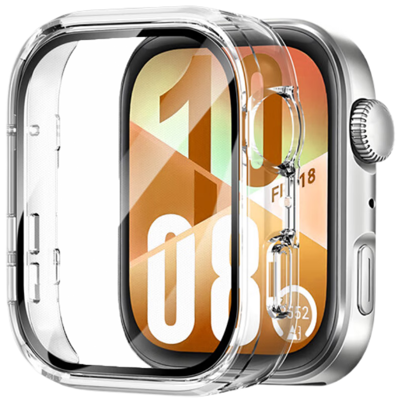CHENSONG Huawei Watch FIT4 Pro PC Tempered Glass Protective Case - Transparent Shockproof and Wear-Resistant Cover
