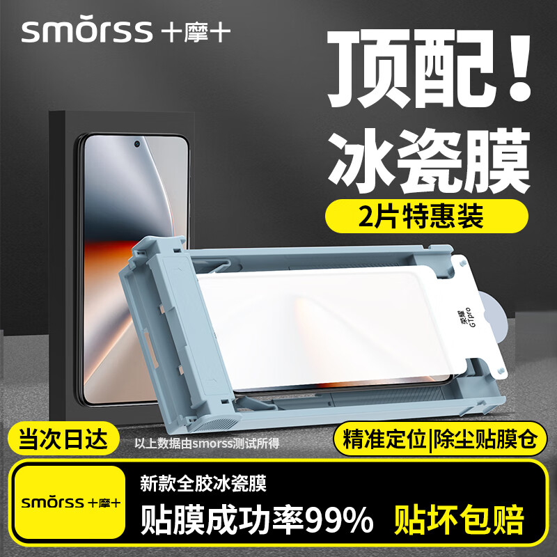 Защитная гидрогелевая пленка Smorss для Honor GT Pro, противоударная, антибликовая, без черных краев, 2 шт.