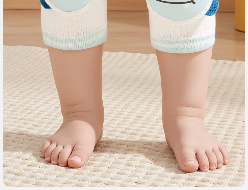 OUYUN Baby Knee Pads Crawling Anti-Fall Protective Gear Children's Knee and Elbow Pads Happy Elephant + Little Fox 2