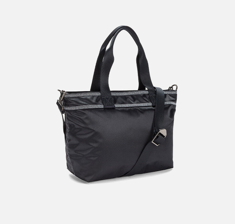 Kipling Colissa S Dark Night Black Crossbody Tote Commuter Laptop Bag Birthday Gift 7