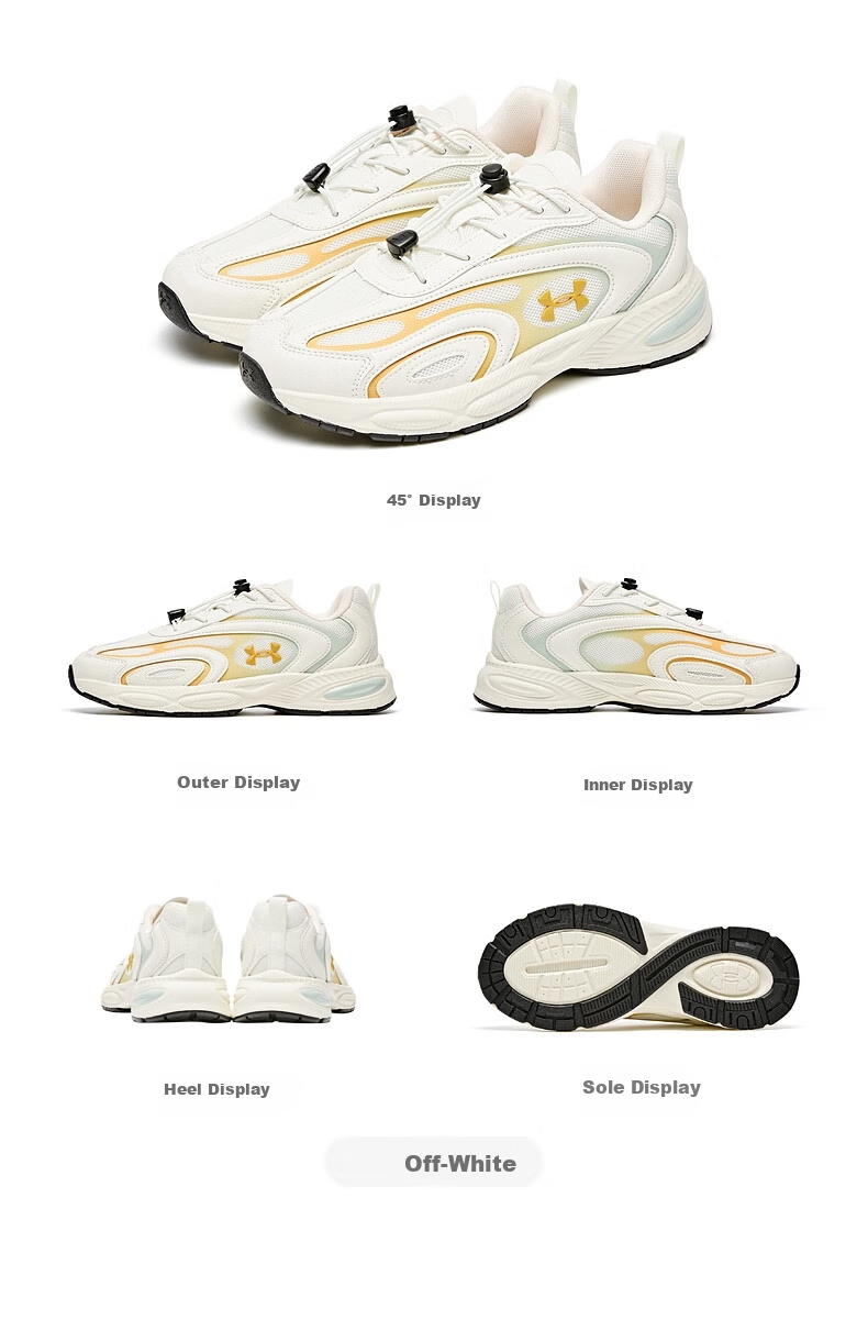 Under Armour Kids Casual Shoes Autumn New Breathable Strap Unisex Retro Sports Casual Shoes 2531677 16