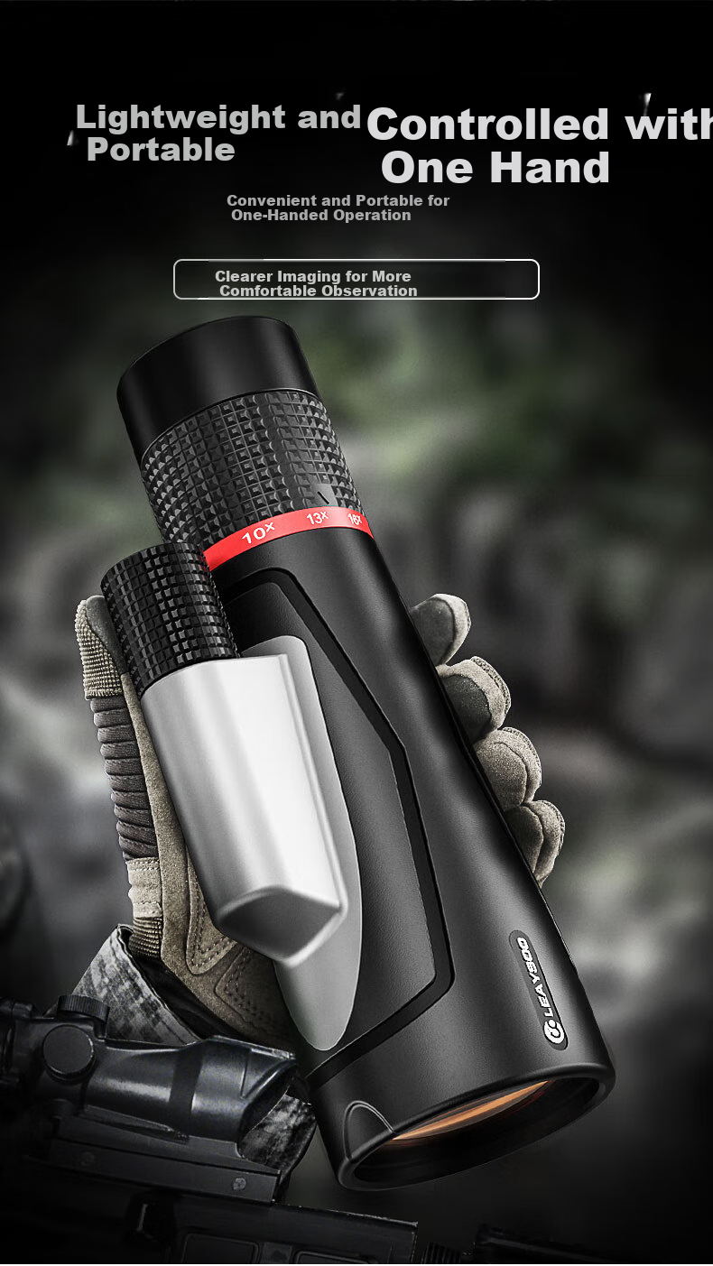 Leaysoo Eagle Eye 10-22X56 Large Eyepiece High-Definition Zoomable Nitrogen-Filled Waterproof Professional-Grade Adult Outdoor Concert Binoculars, Black 13