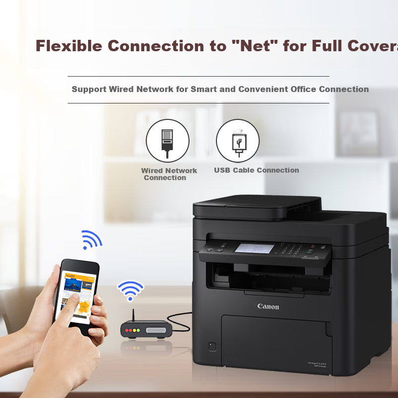 Canon MF274dn A4 Black And White Laser Multifunction Copier (Print/copy/scan/fax/auto Duplex Printing/document Feeder for Home Use)