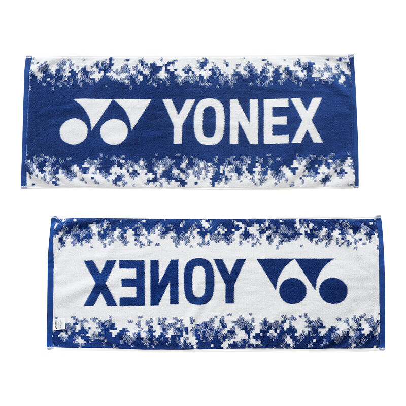 YONEX Sports Towel Pure Cotton Sweat-Absorbent Comfortable Running Sports Towel Bath Towel AC1228CR Navy Blue