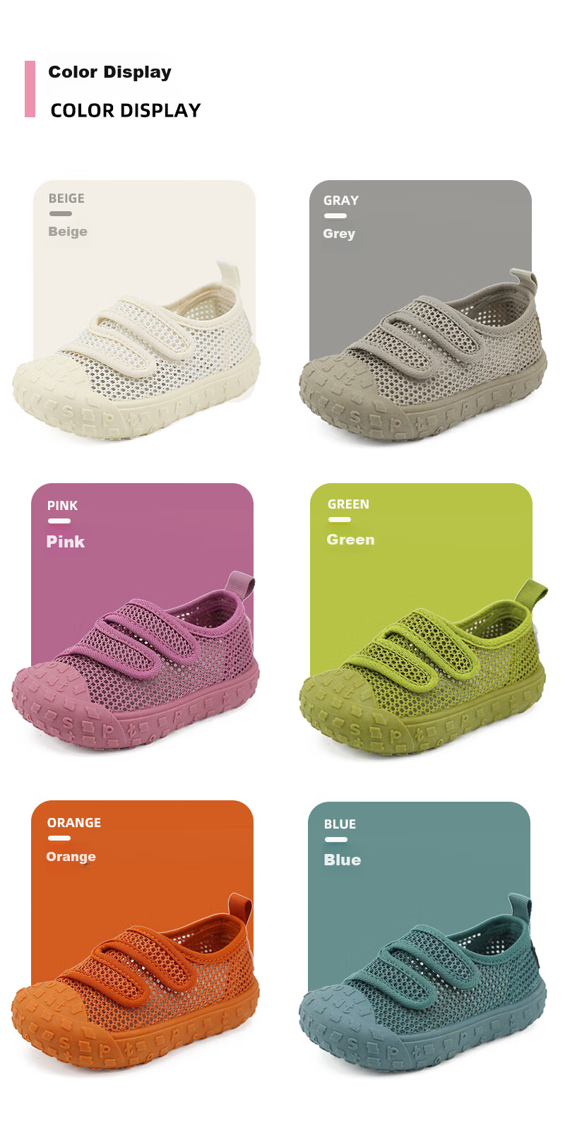 TOPSTAR Children's Sandals, Breathable Boys' Wading Shoes, Girls' Mesh Shoes, Versatile Mesh Anti-Slip Soft Sole Indoor Shoes, Pink, Size 29 4