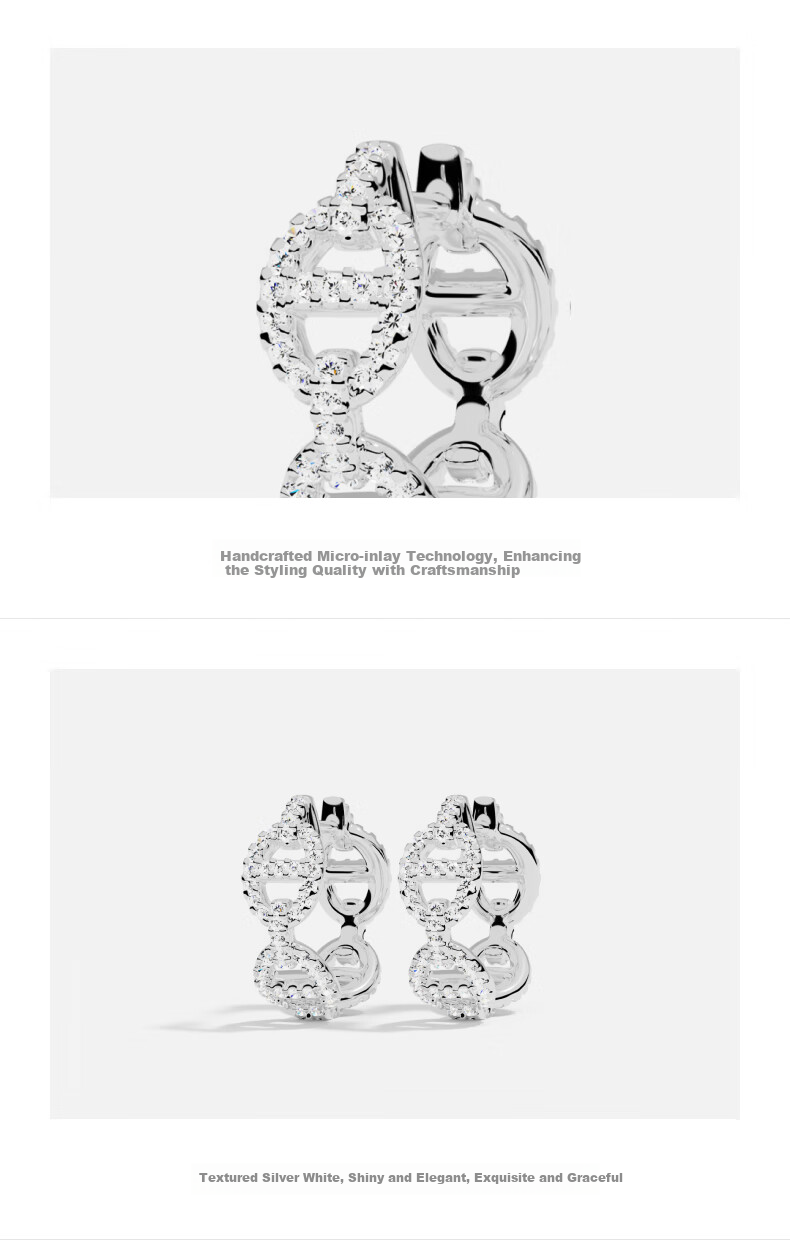 APM Monaco Circular Pig Nose Earrings, Simple And Fashionable, Unique Women's Ear Jewelry, Gift for Girlfriend Or Wife 4