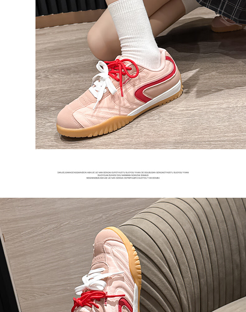 Warrior Women's Sneakers 2026 Summer New Dopamine Soft Sole German Training Shoes Casual Women's Shoes A-Gan Women's Shoes Yellow Size 37 9