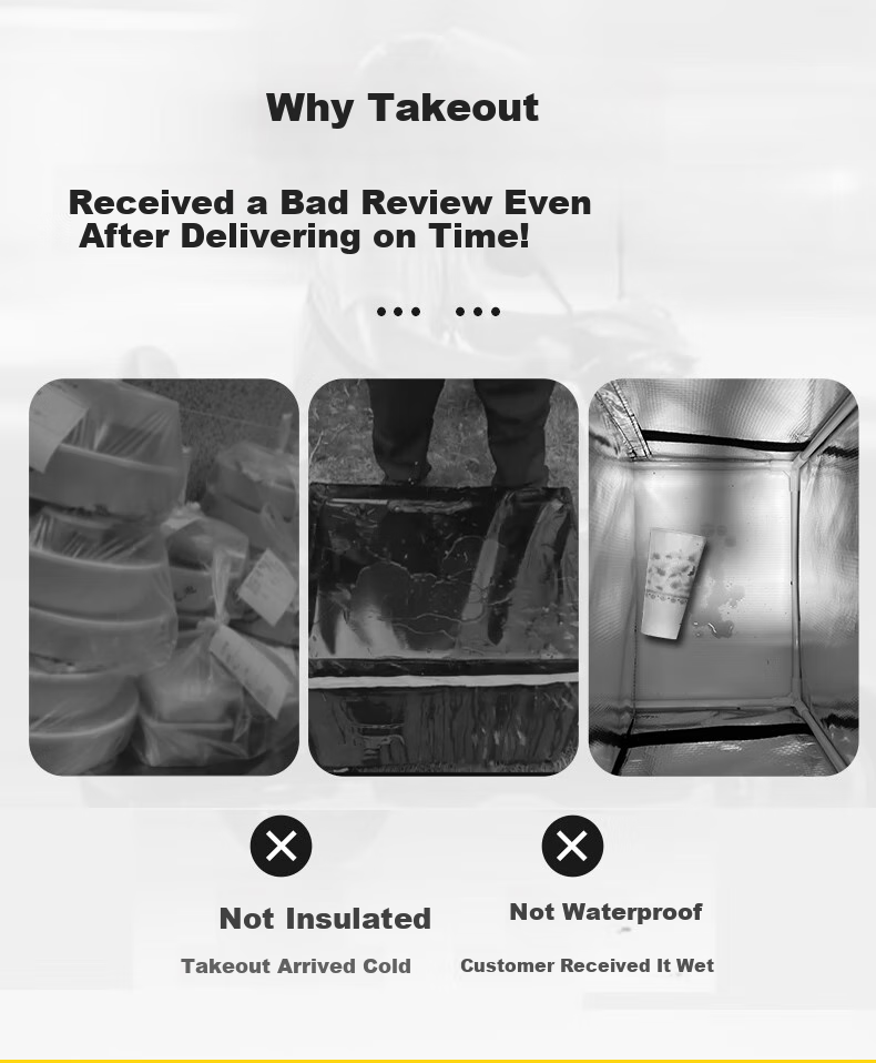 Minggu Food Delivery Box, Insulated Container, Electric Vehicle Food Delivery Box, Keeps Hot And Cold, Delivery Box for Outdoor Camping And Picnics, 30L 2