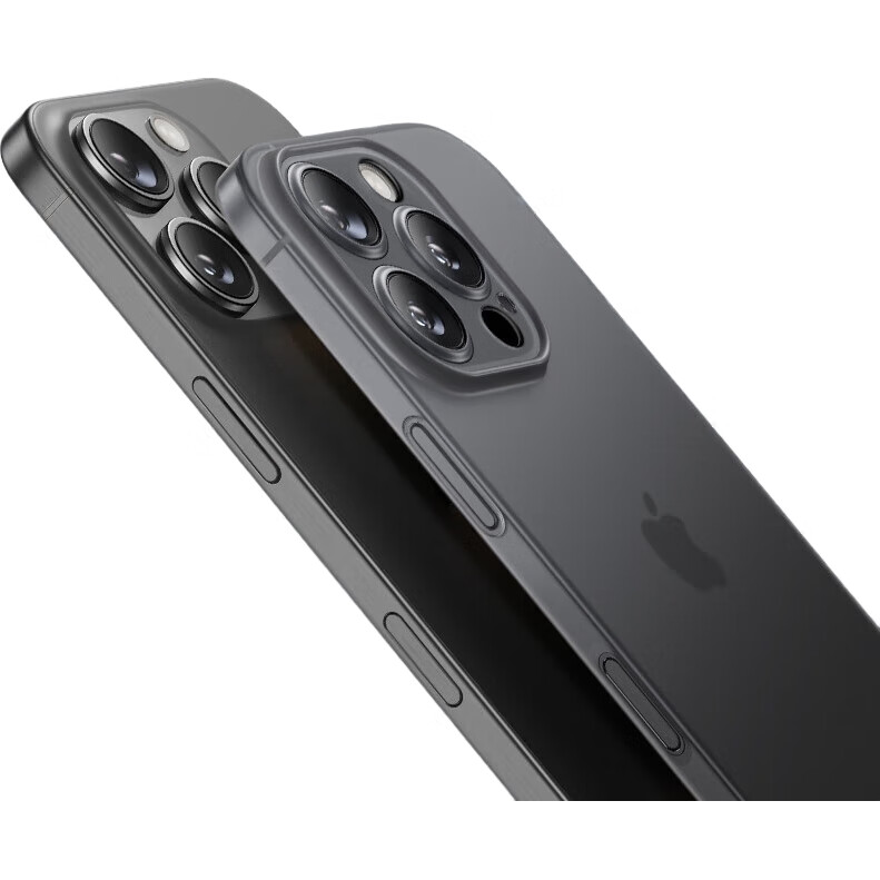 Чехол Mofei для iPhone 16 Pro Max, магнитный, ультратонкий, противоударный, полупрозрачный, с рассеиванием тепла, матовый, для мужчин и женщин, с защитным стеклом, прозрачно-белый