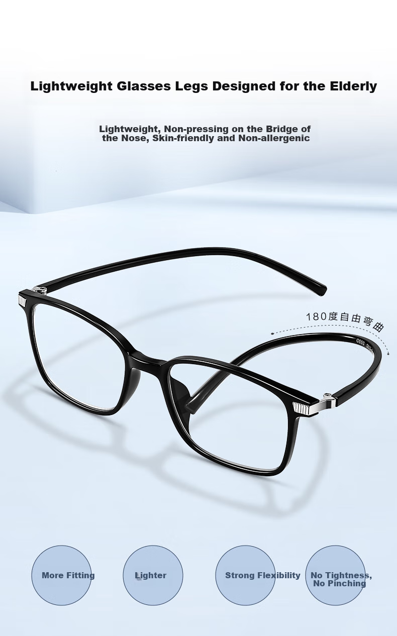 LOHO Reading Glasses for Men with Anti-Blue Light High Definition Lenses, Stylish Business Glasses for Elderly Women, 150 Degrees, Ages 50-54 6