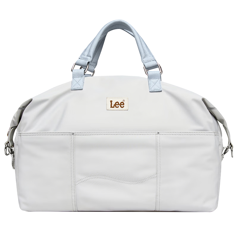 Lee Travel Bag, Women's Short-Trip Business Trip Luggage Bag, Large Capacity Handheld Sports Fitness Bag, Sea Salt Gray